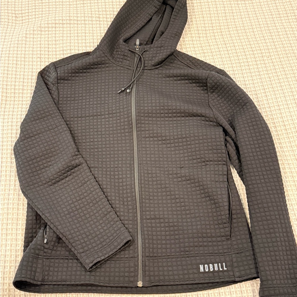NOBULL Black Quilted Hoodie